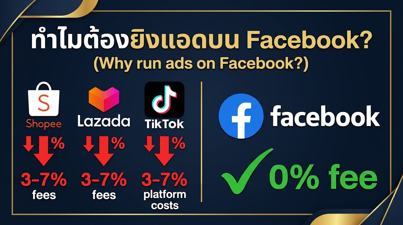 ทำไมต้องยิงแอดขายของบนเฟสบุค? ความจริงที่ Marketplace ไม่บอกคุณ
