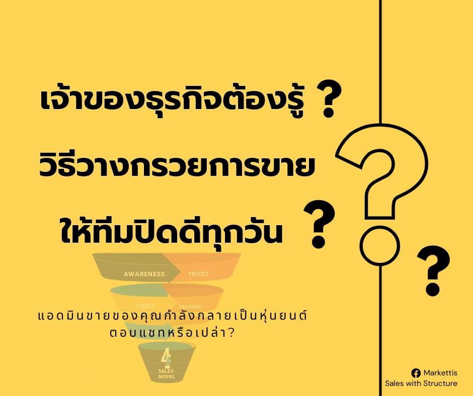 เจ้าของธุรกิจต้องรู้: วิธีวางกรวยการขายให้ทีมปิดดีทุกวัน